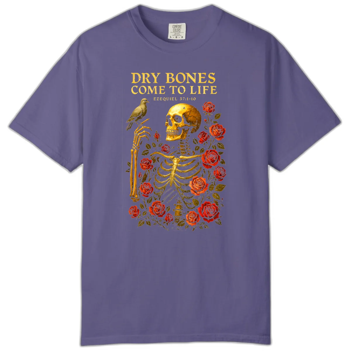 Dry Bones Come To Life Ezekiel Comfort Color in Grape