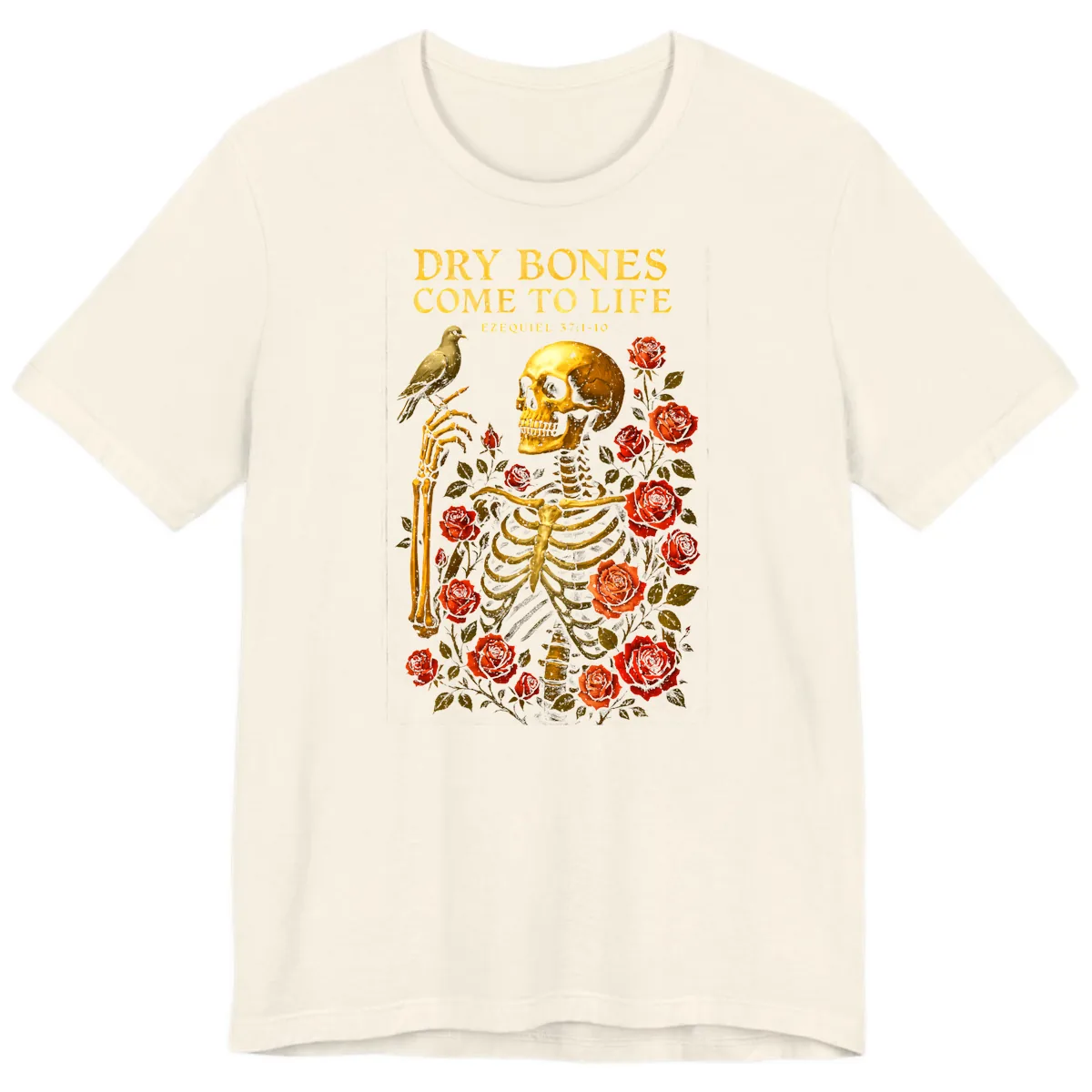 Dry Bones Come To Life Ezekiel Premium T-Shirt in Natural