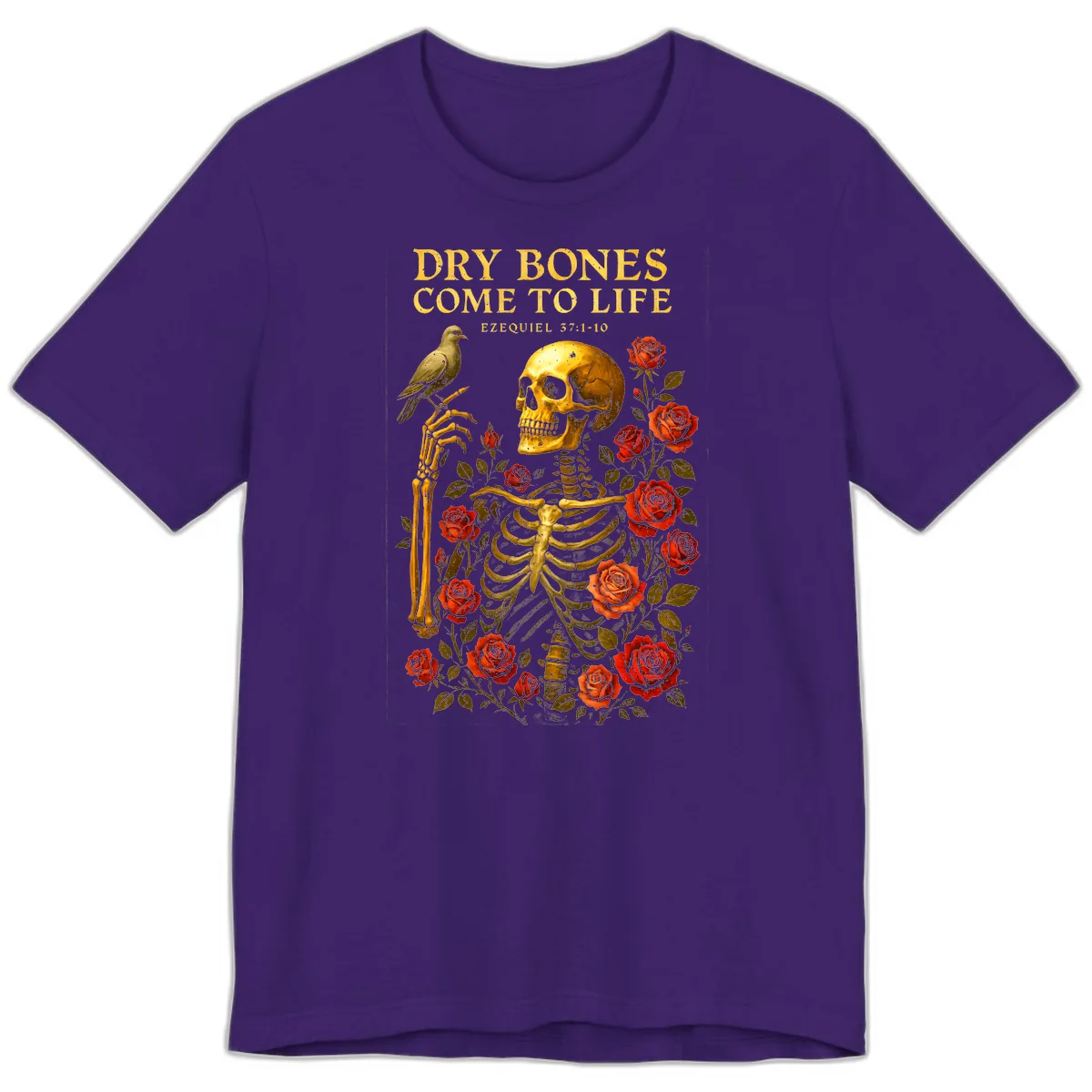 Dry Bones Come To Life Ezekiel Premium T-Shirt in Team Purple