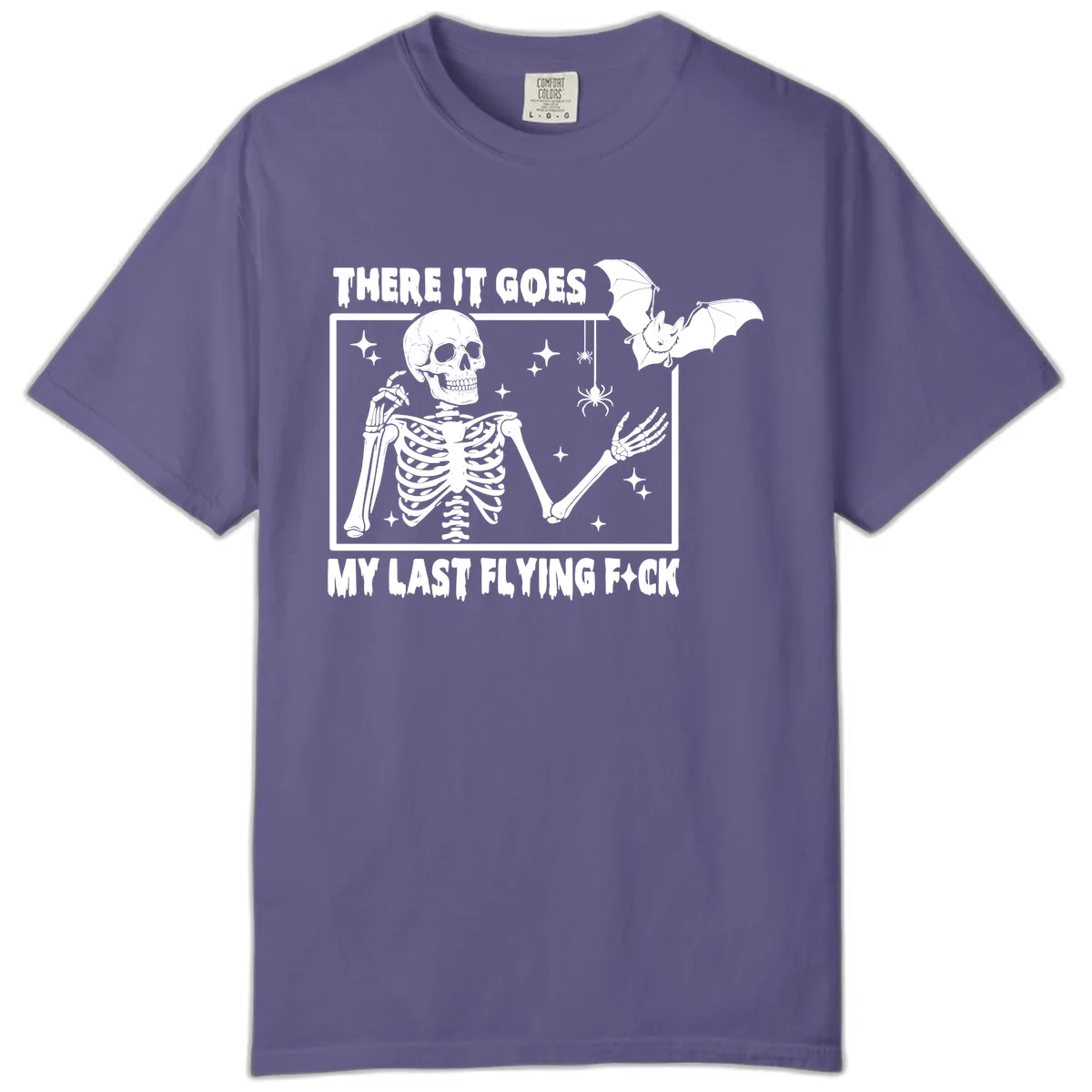 There It Goes My Last Flying F\*ck Comfort Color in Grape