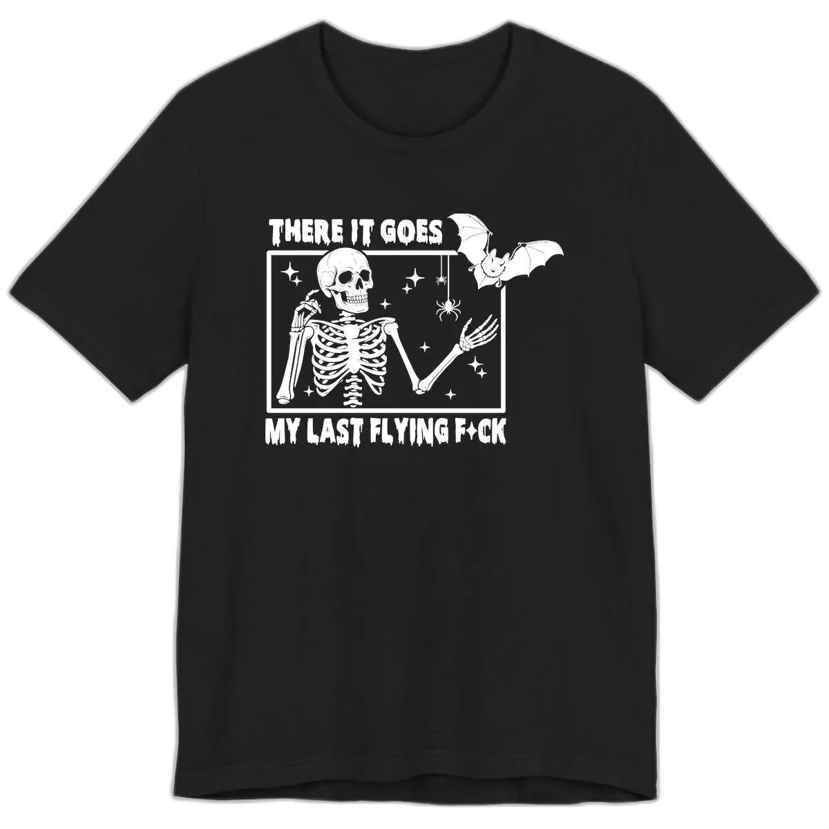 There It Goes My Last Flying F\*ck Premium T-Shirt in Black