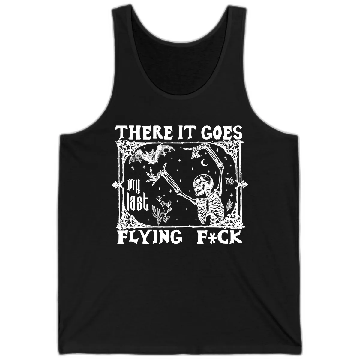 There It Goes My Last Flying Fck Tank in Black