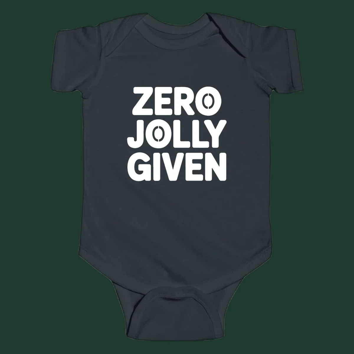 Zero Jolly Given phrase in bold uppercase typography with stencil O's.