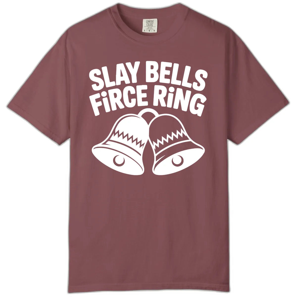 Slay Bells Fierce Ring Comfort Color in Brick