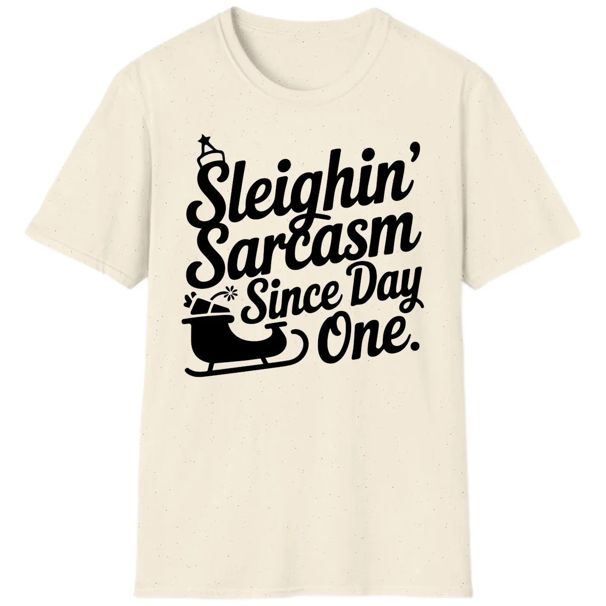 Sarcasm Since Day One Graphic T-Shirt in Natural