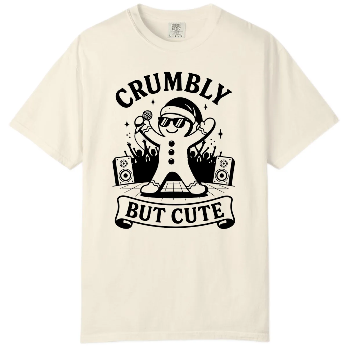 Crumbly But Cute Gingerbread Singer Comfort Color in Ivory