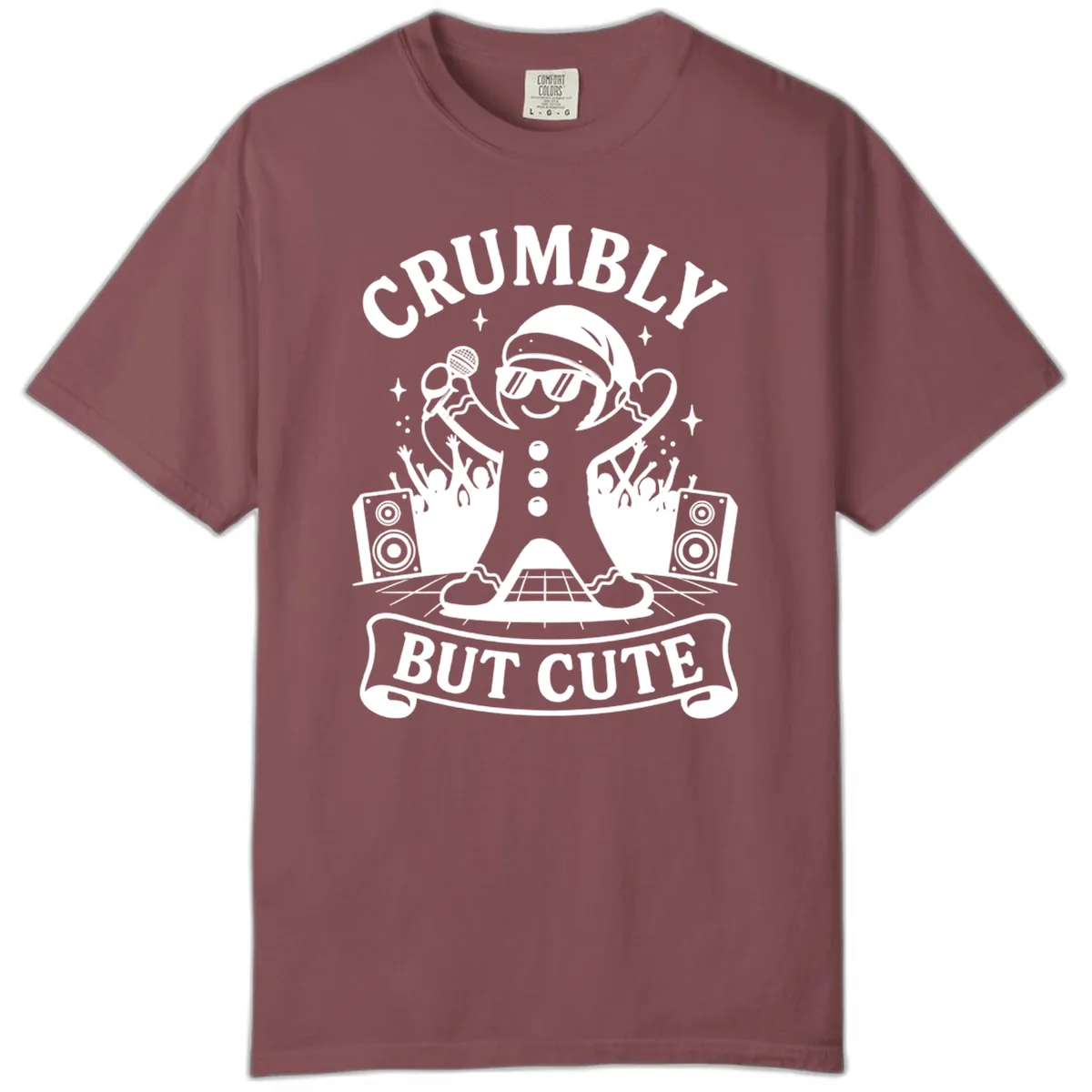 Crumbly But Cute Gingerbread Singer Comfort Color in Brick