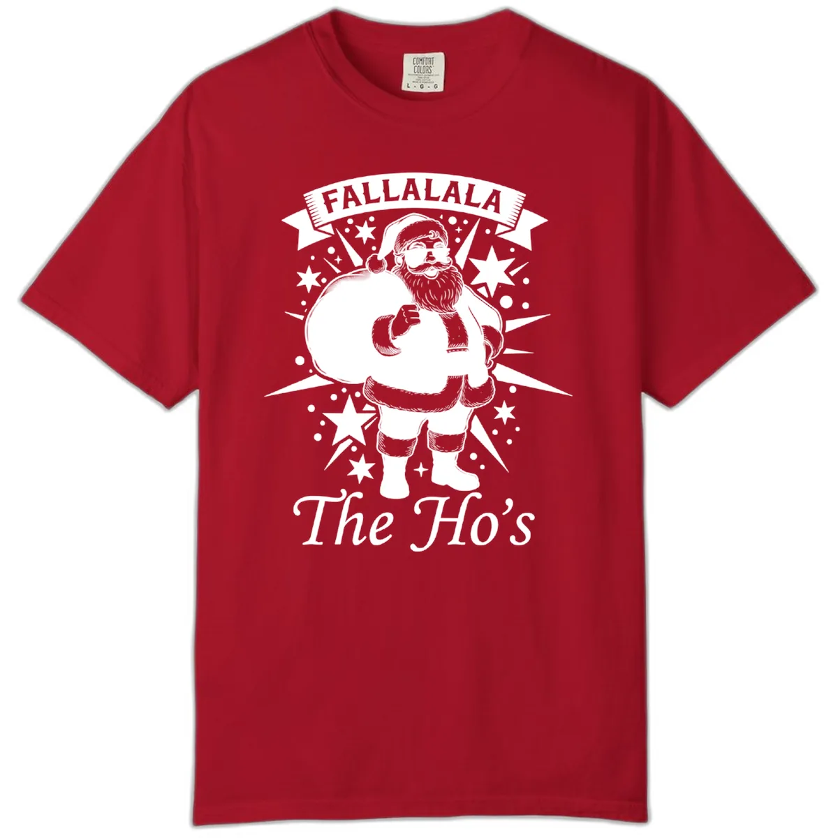 Fallalala The Ho's Santa Comfort Color in Red