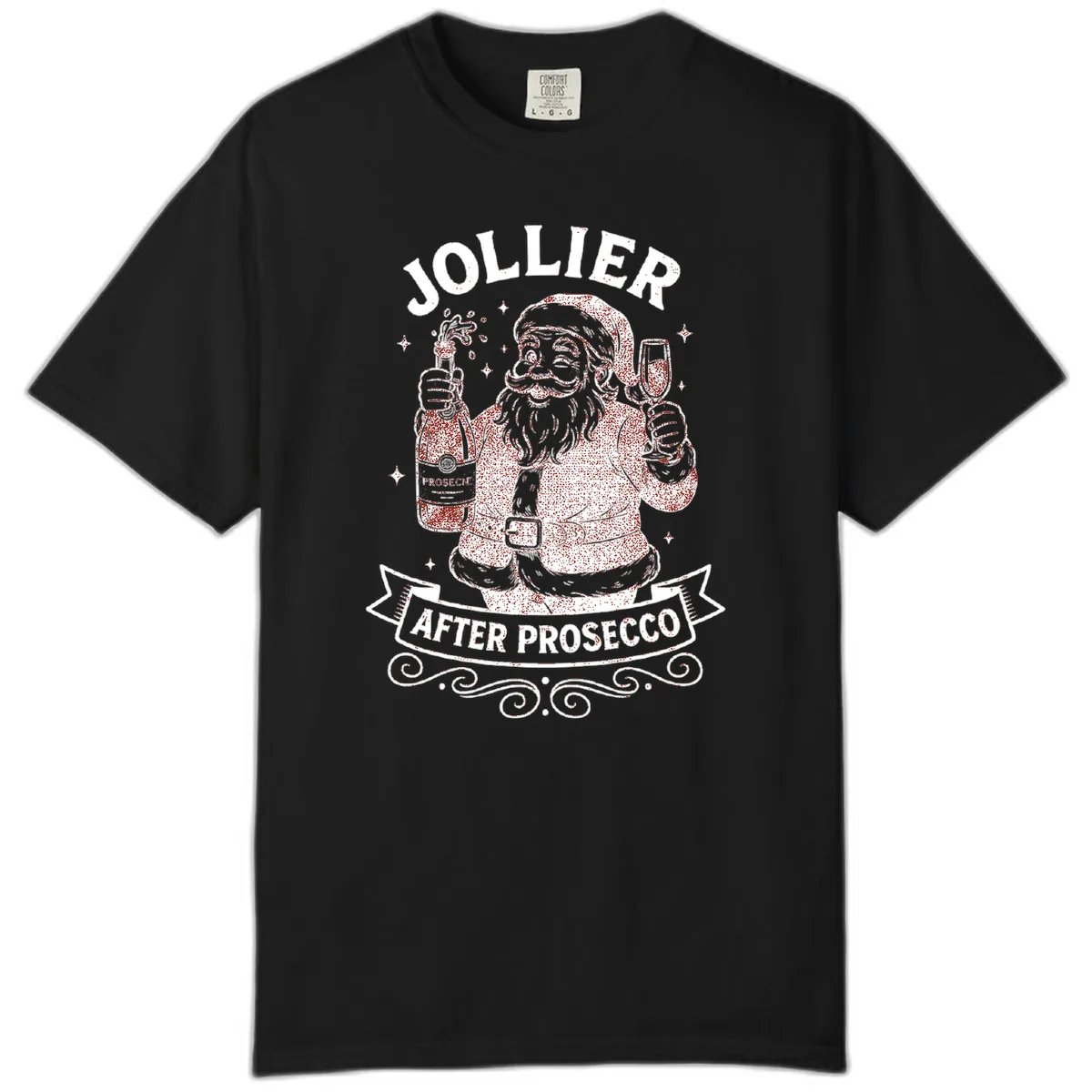 Jollier After Prosecco Graphic Comfort Color in Black