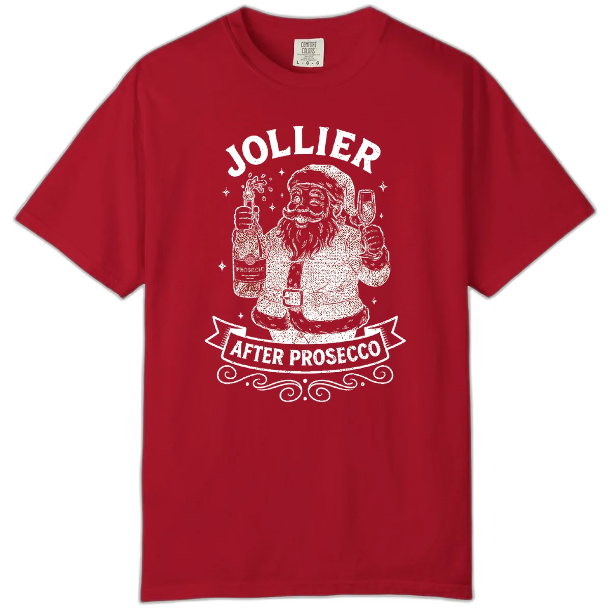 Jollier After Prosecco Graphic Comfort Color in Red