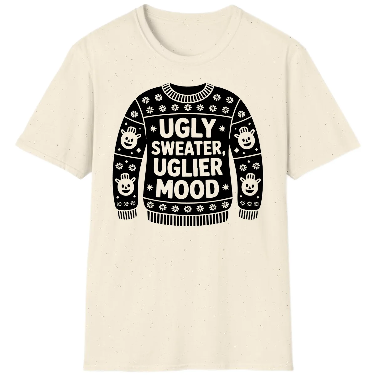 Ugly Sweater Mood T-Shirt T-Shirt in Natural