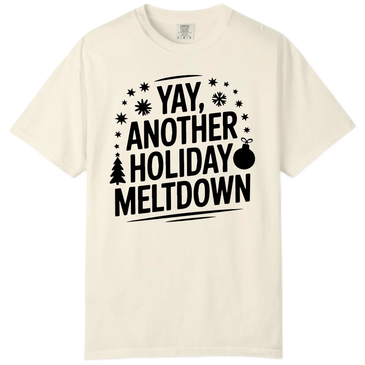Another Holiday Meltdown Comfort Color in Ivory