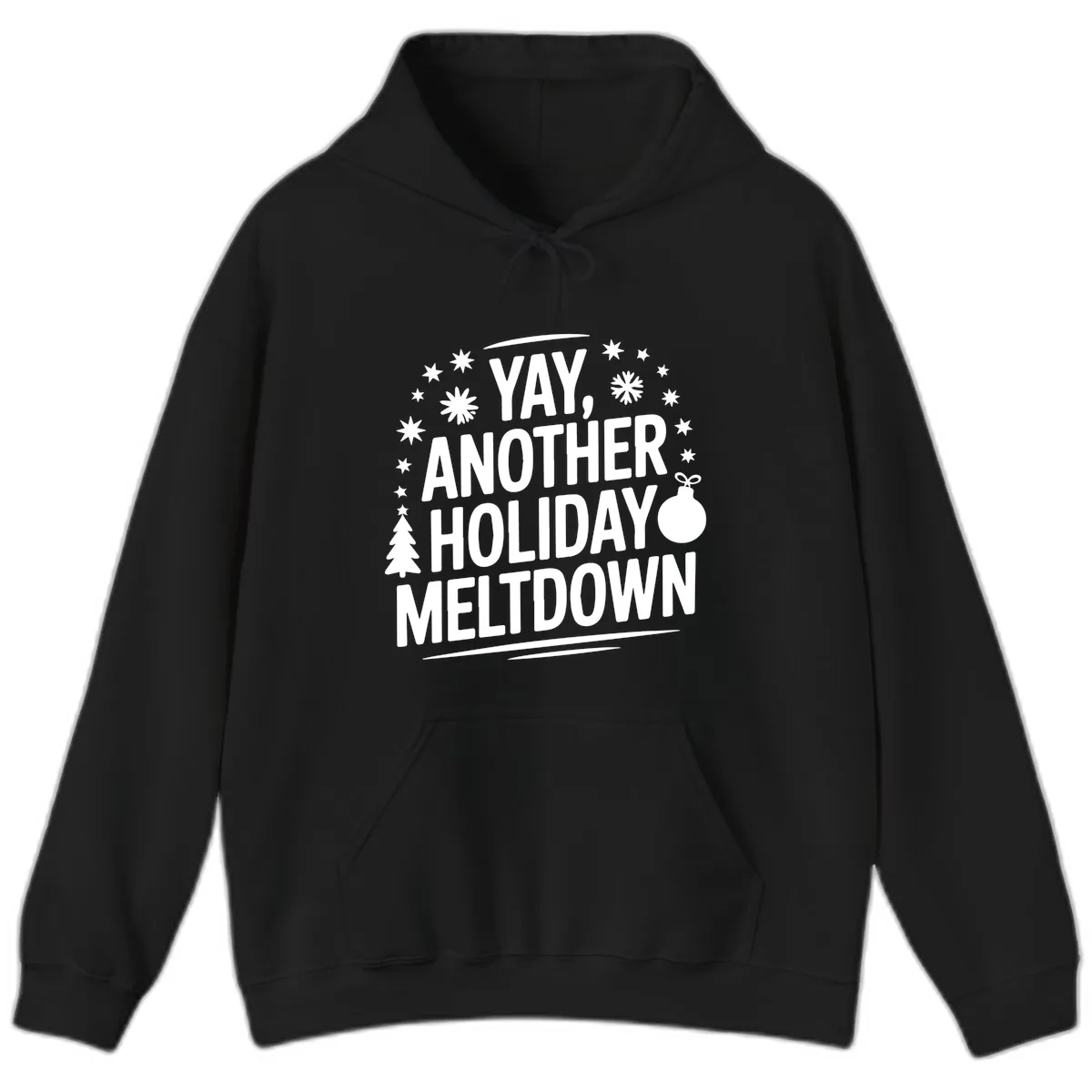 Another Holiday Meltdown Hoodie in Black