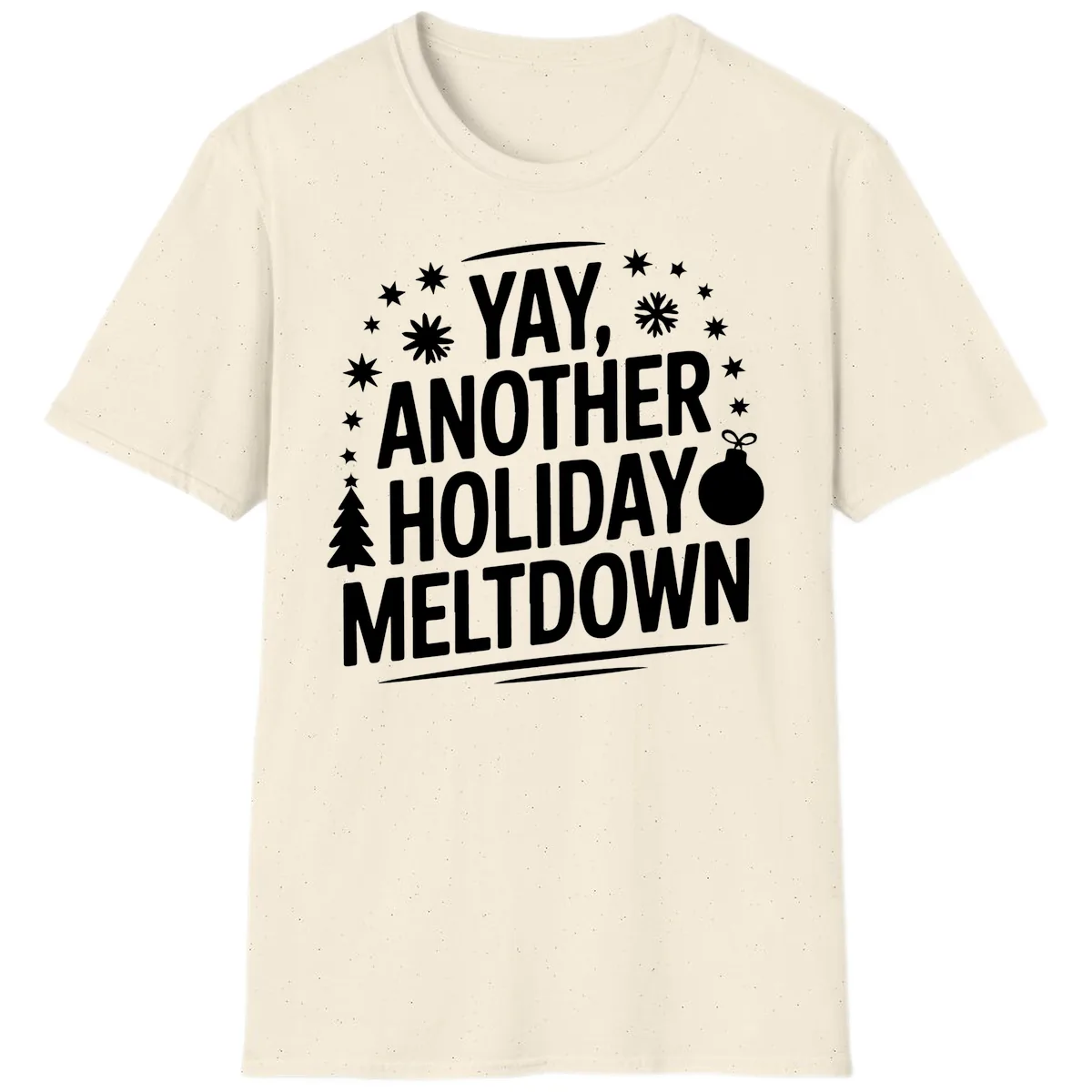 Another Holiday Meltdown T-Shirt in Natural