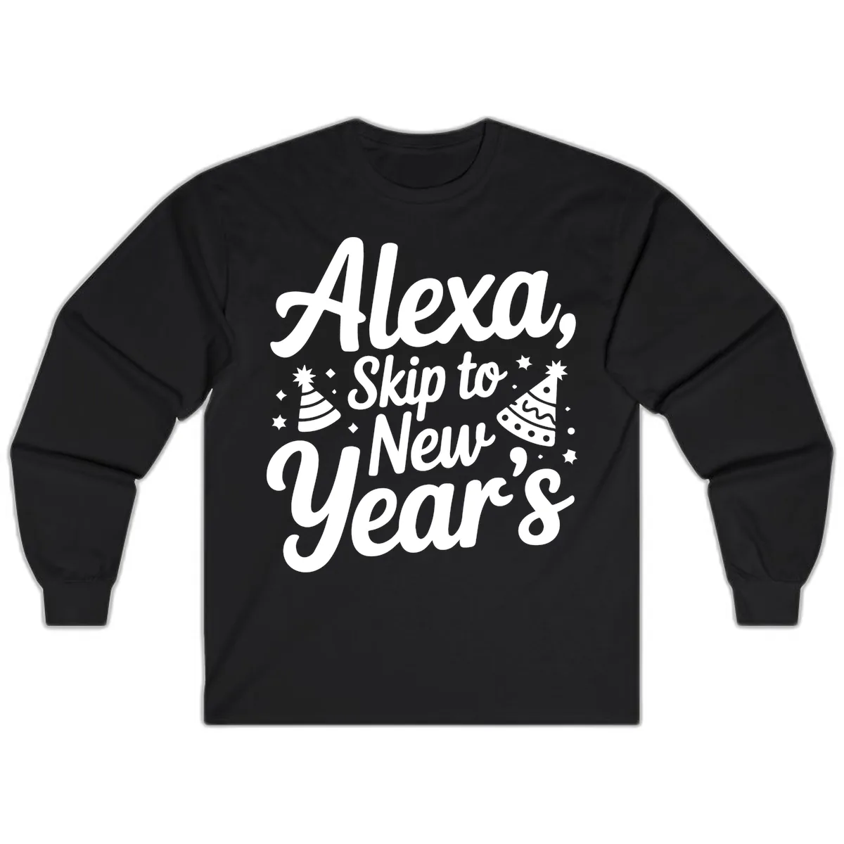 Alexa Skip To New Year's Long Sleeve in Black