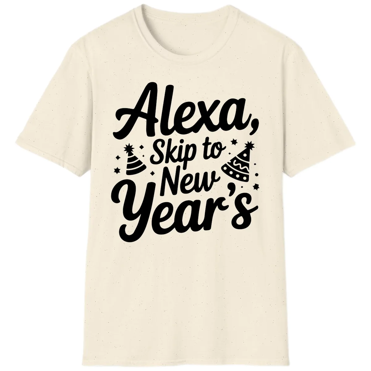 Alexa Skip To New Year's T-Shirt in Natural