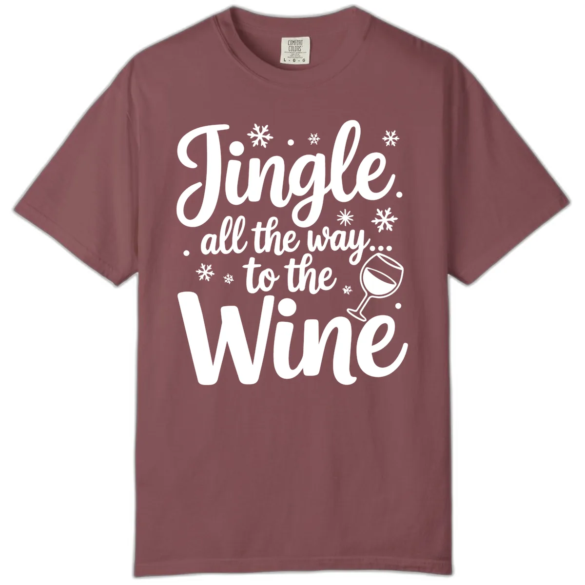 Jingle All The Way To The Wine Comfort Color in Brick
