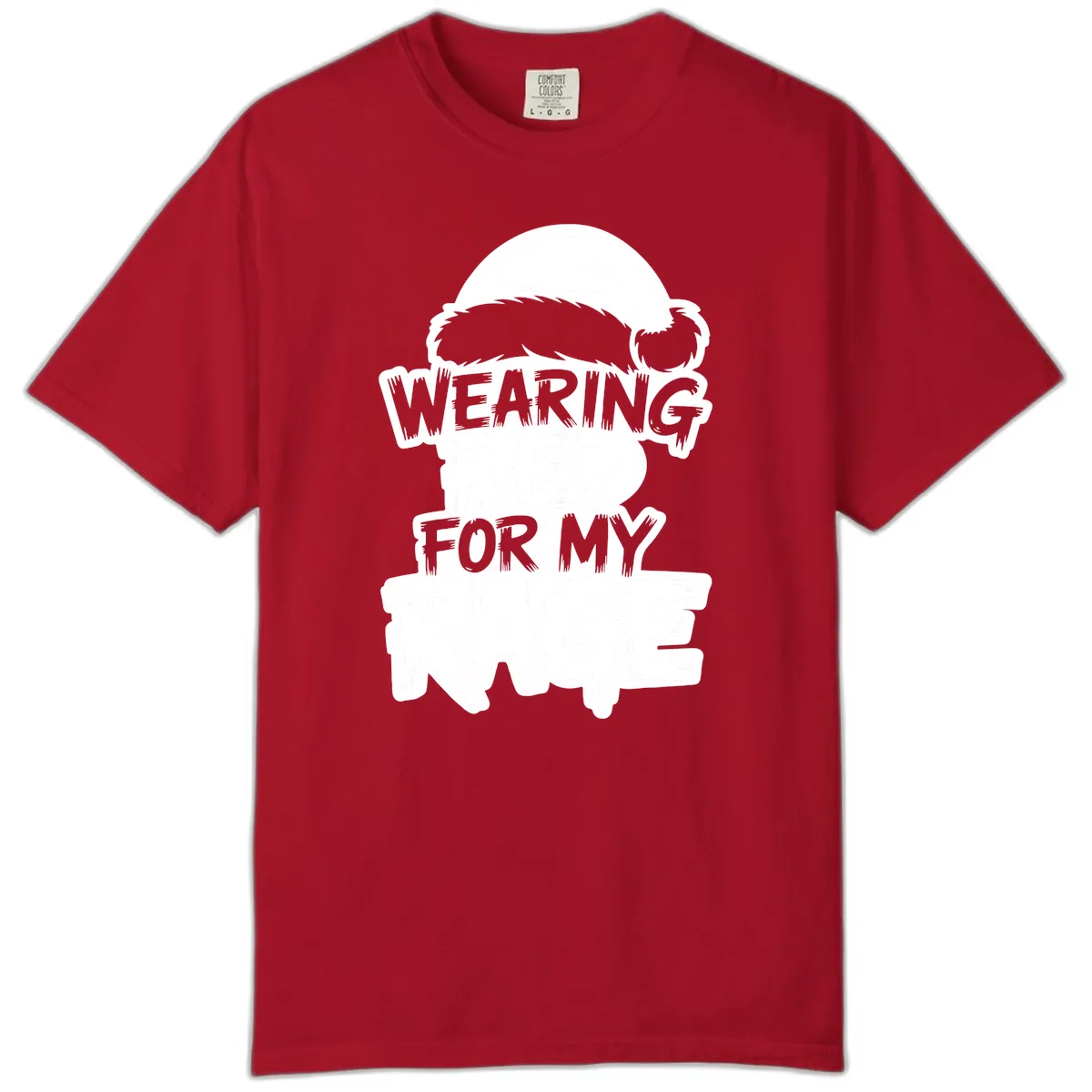 Wearing Red For My Rage Comfort Color in Red