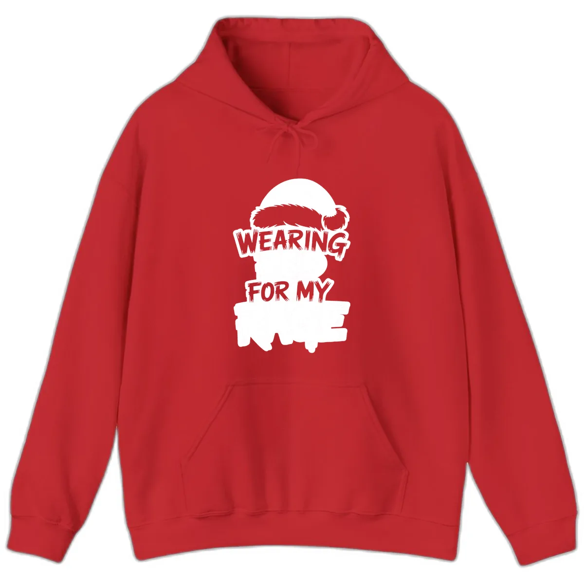 Wearing Red For My Rage Hoodie in Red