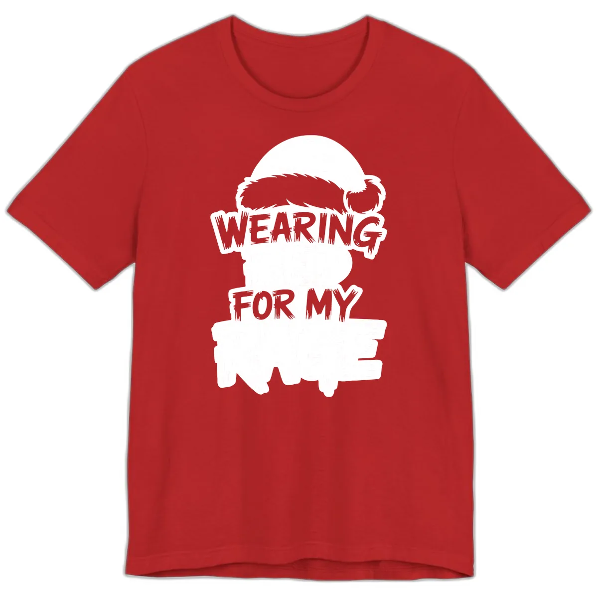 Wearing Red For My Rage Premium T-Shirt in Red