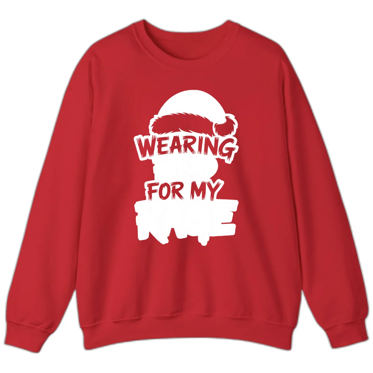 Wearing Red For My Rage Sweatshirt in Red