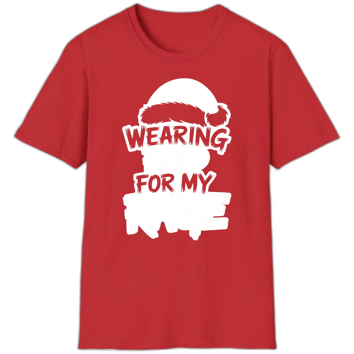 Wearing Red For My Rage T-Shirt in Red