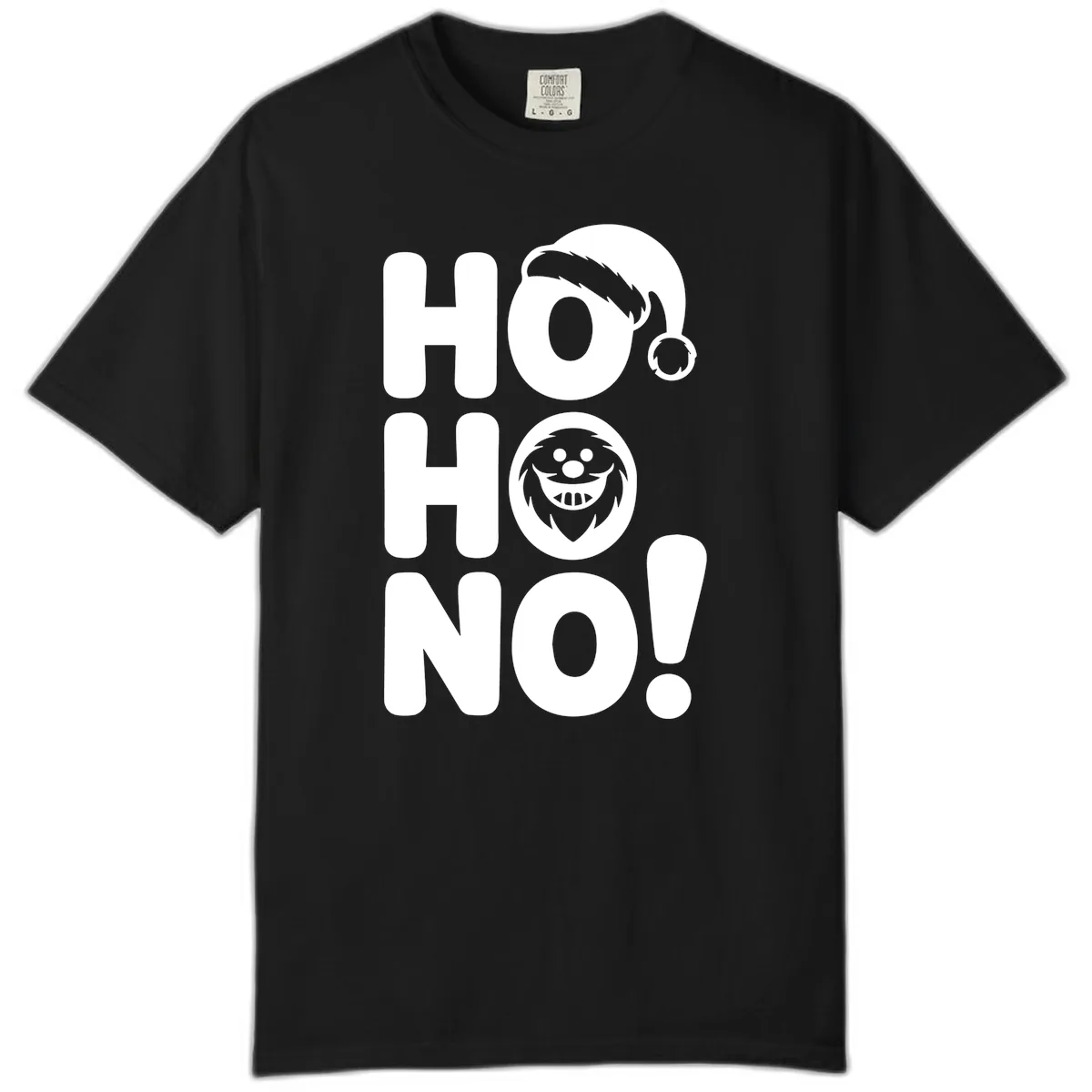Ho Ho No Graphic Comfort Color in Black