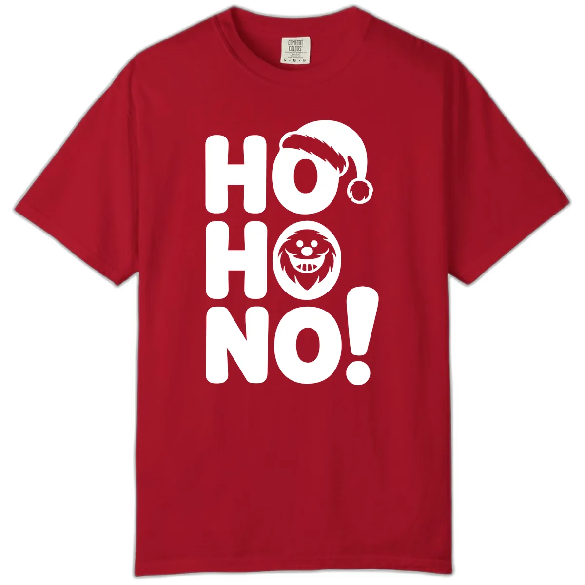Ho Ho No Graphic Comfort Color in Red