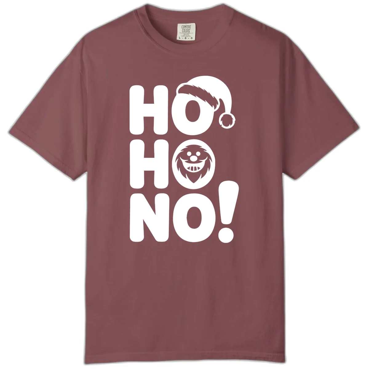 Ho Ho No Graphic Comfort Color in Brick