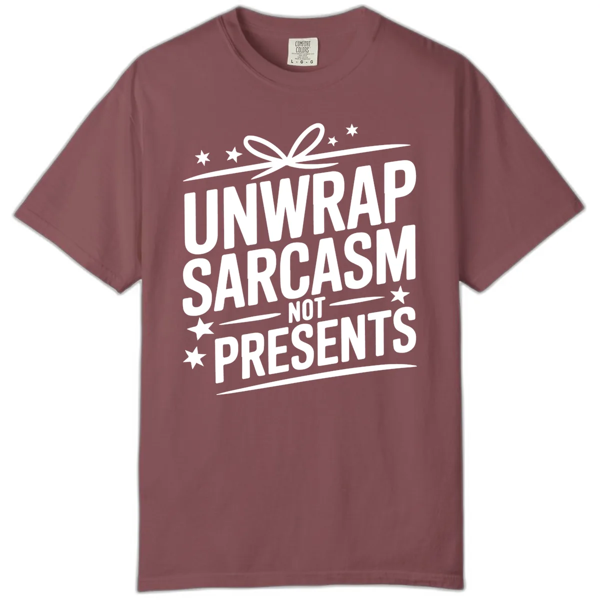 Unwrap Sarcasm Not Presents Comfort Color in Brick
