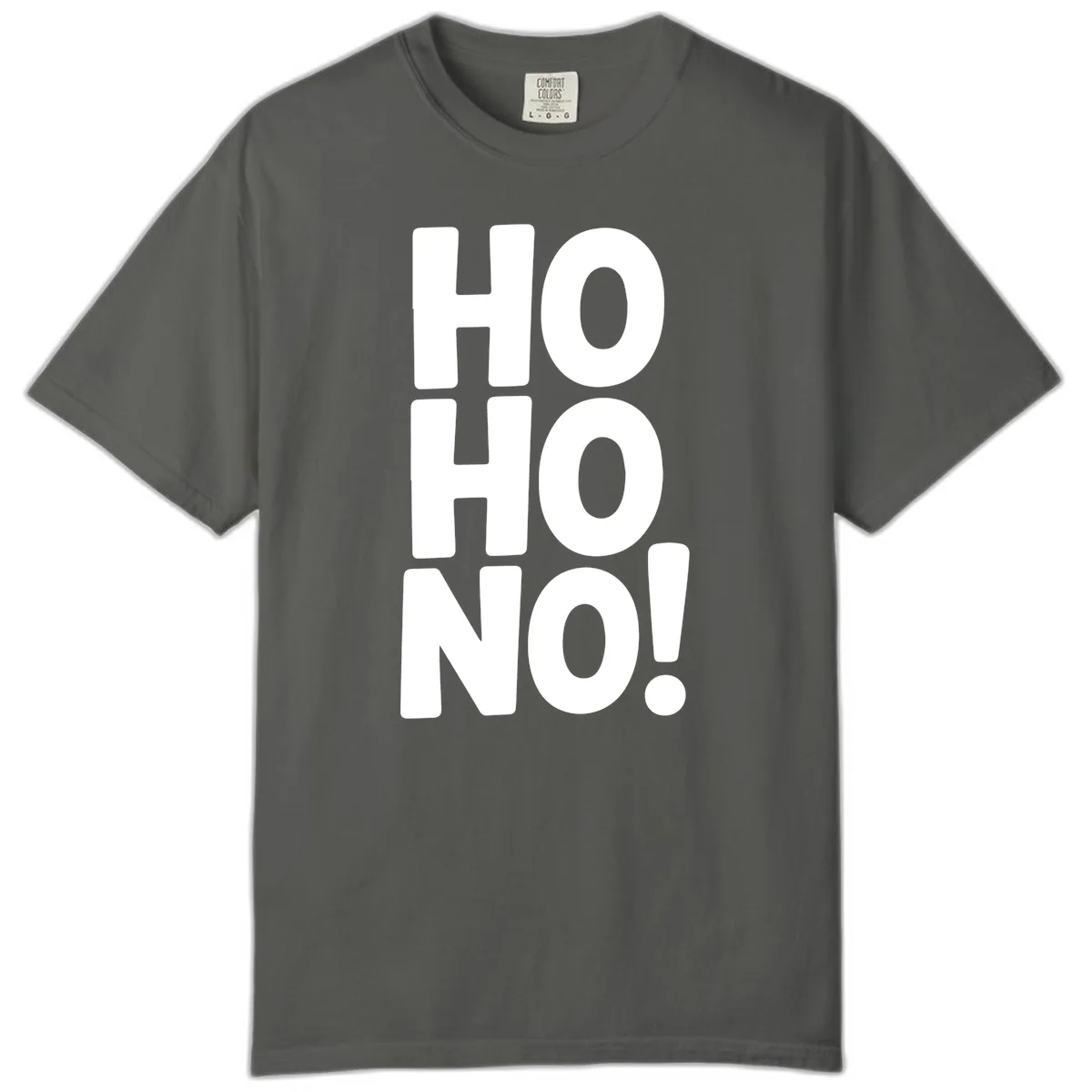 Ho Ho No Typography Design Comfort Color in Pepper