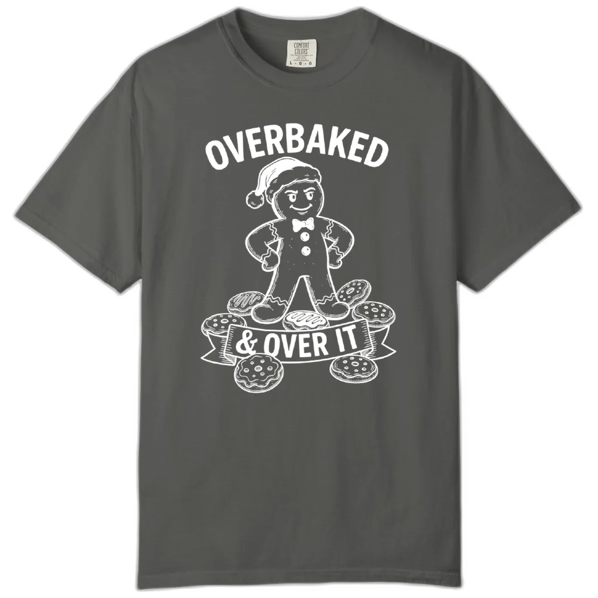 Overbaked And Over It Gingerbread Comfort Color in Pepper