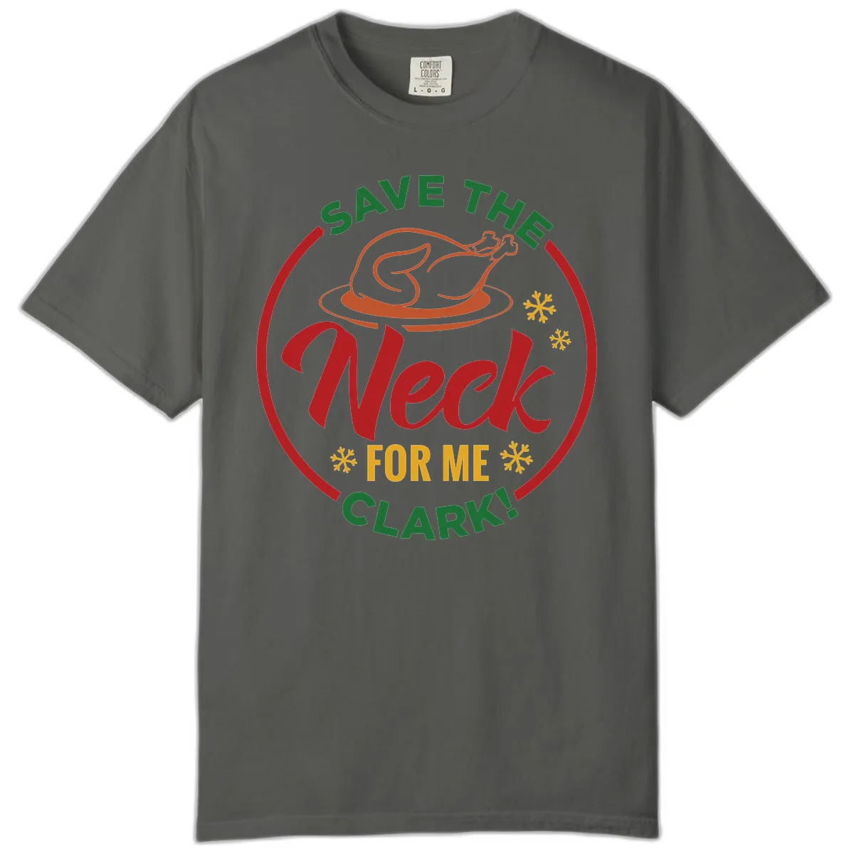 Save The Neck For Me Clark Comfort Color in Pepper