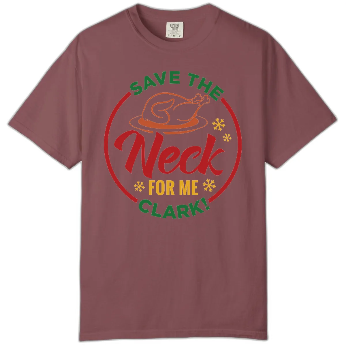 Save The Neck For Me Clark Comfort Color in Brick