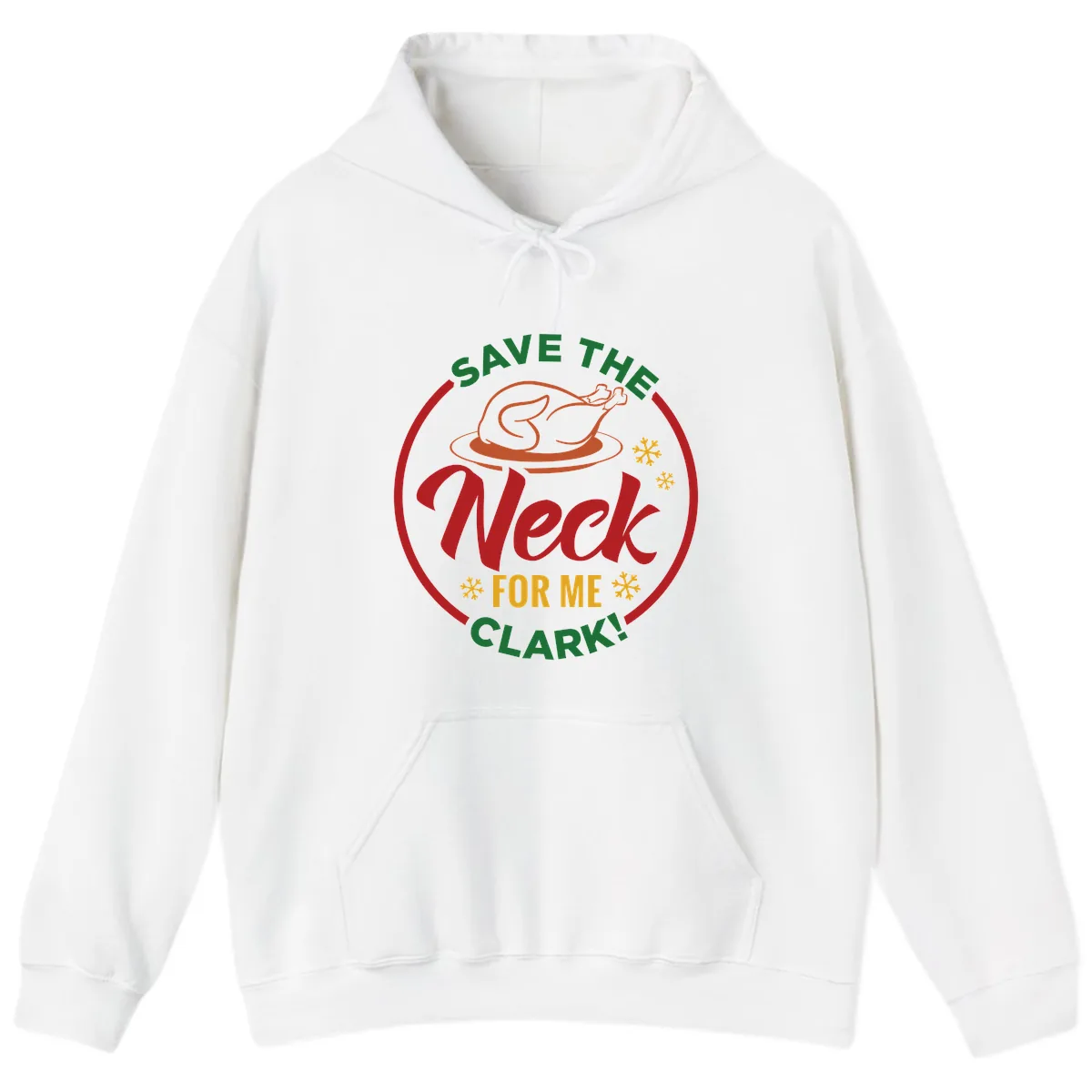Save The Neck For Me Clark Hoodie in White