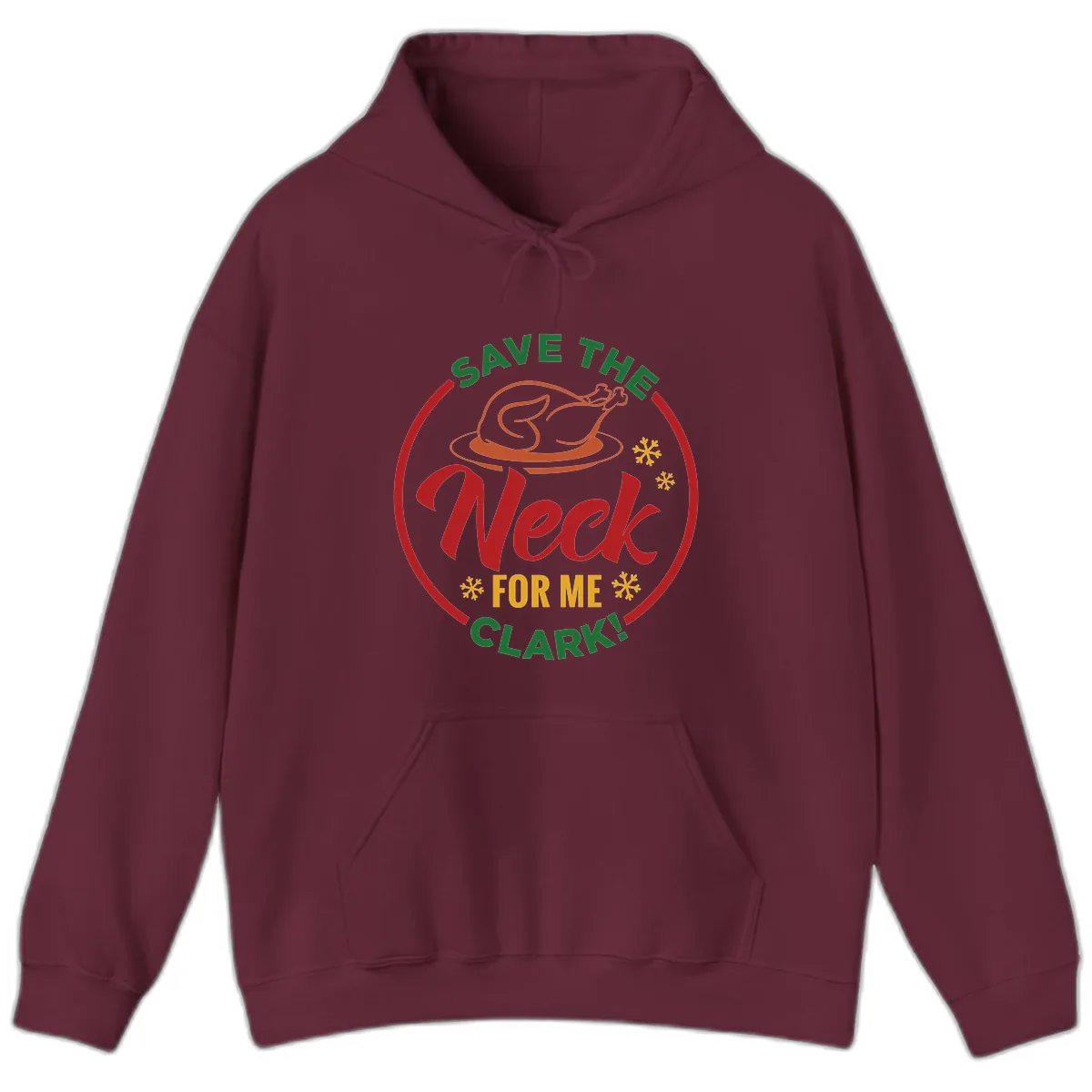 Save The Neck For Me Clark Hoodie in Maroon