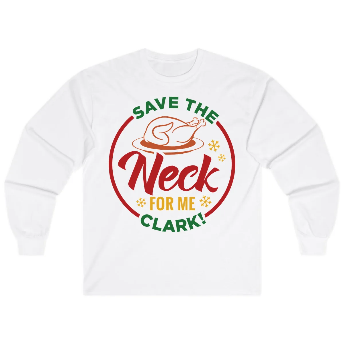Save The Neck For Me Clark Long Sleeve in White