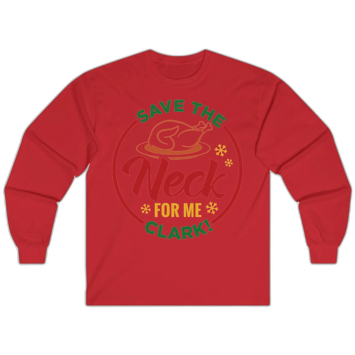 Save The Neck For Me Clark Long Sleeve in Red