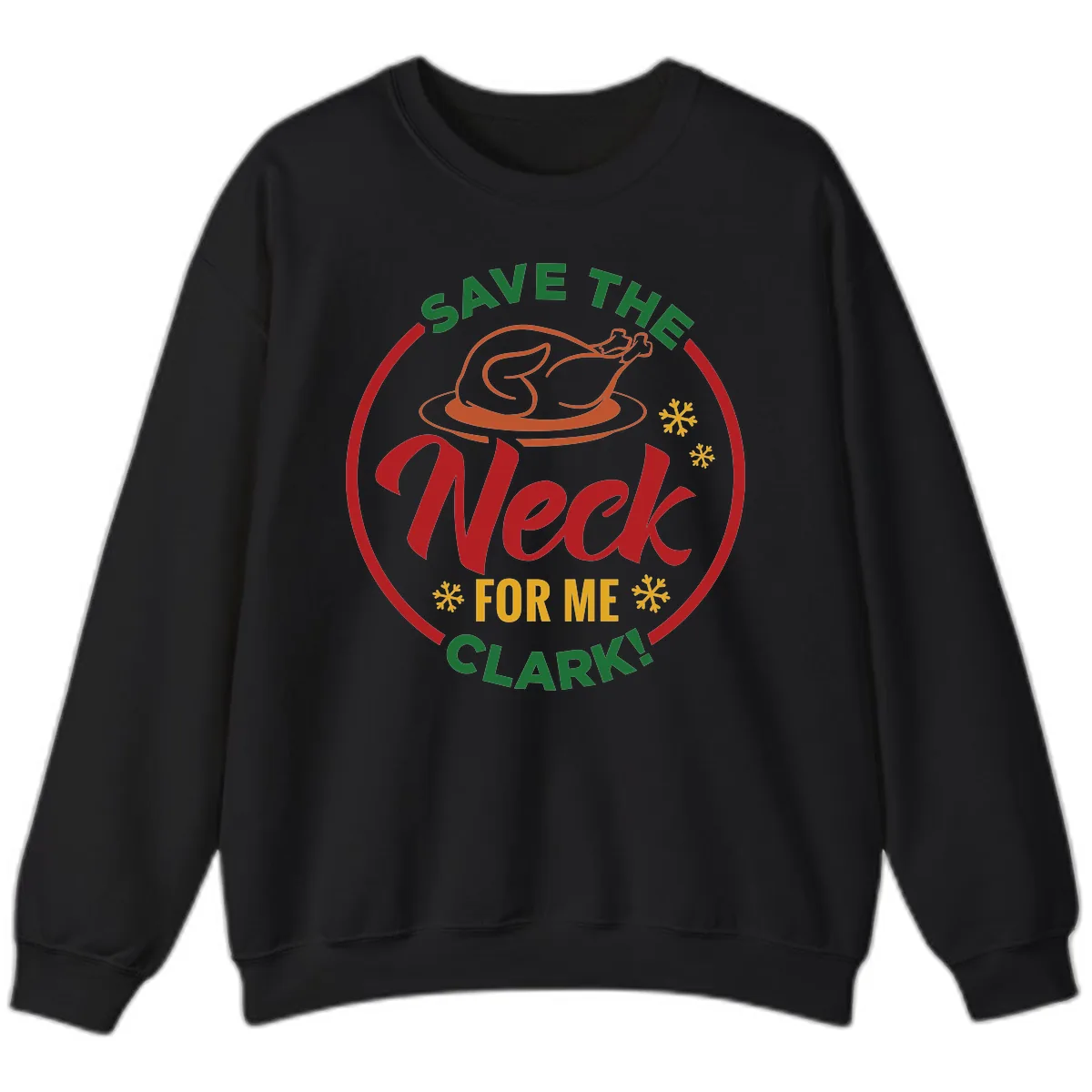Save The Neck For Me Clark Sweatshirt in Black