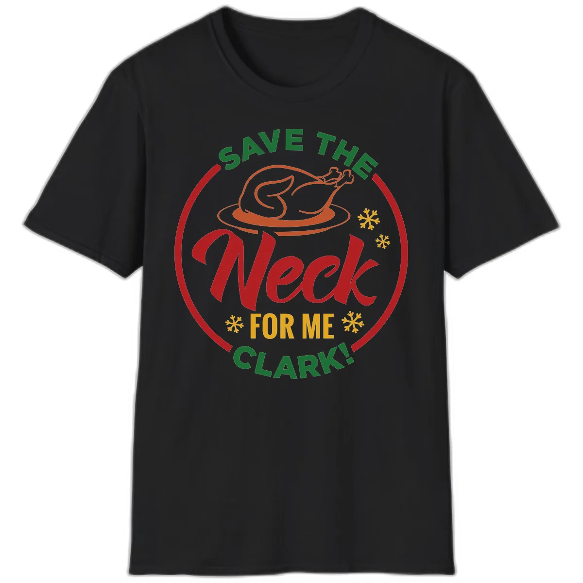 Save The Neck For Me Clark T-Shirt in Black