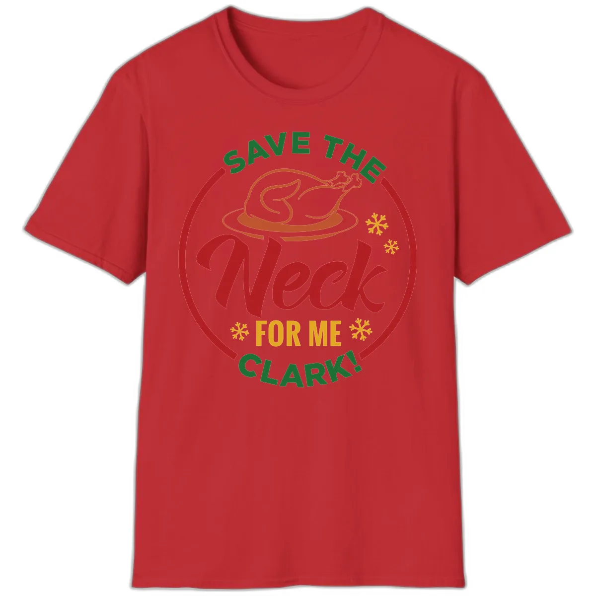 Save The Neck For Me Clark T-Shirt in Red