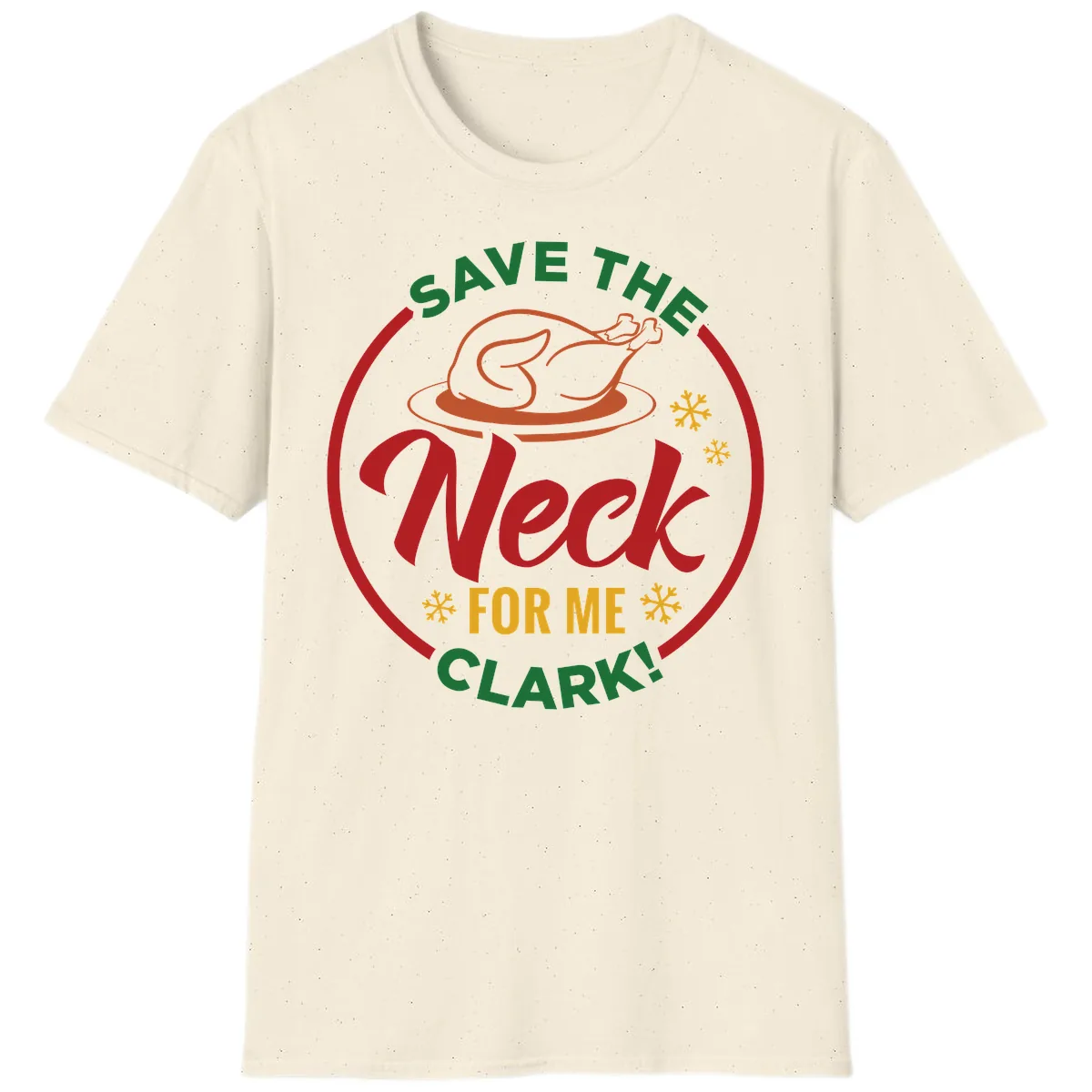 Save The Neck For Me Clark T-Shirt in Natural