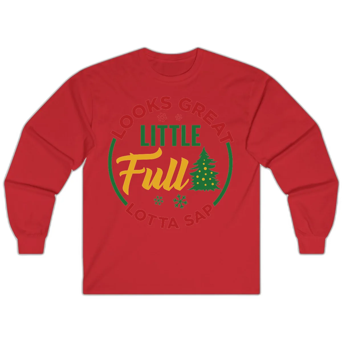 Looks Great Little Full Lotta Sap Long Sleeve in Red