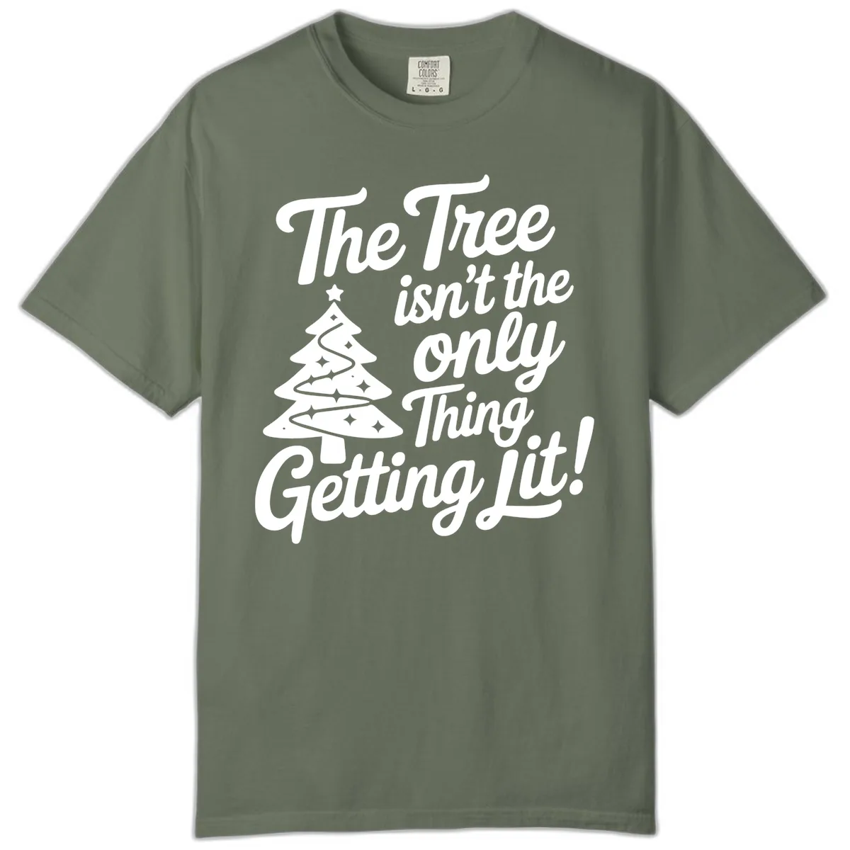 The Tree Isn't the Only Thing Getting Lit Comfort Color in Moss