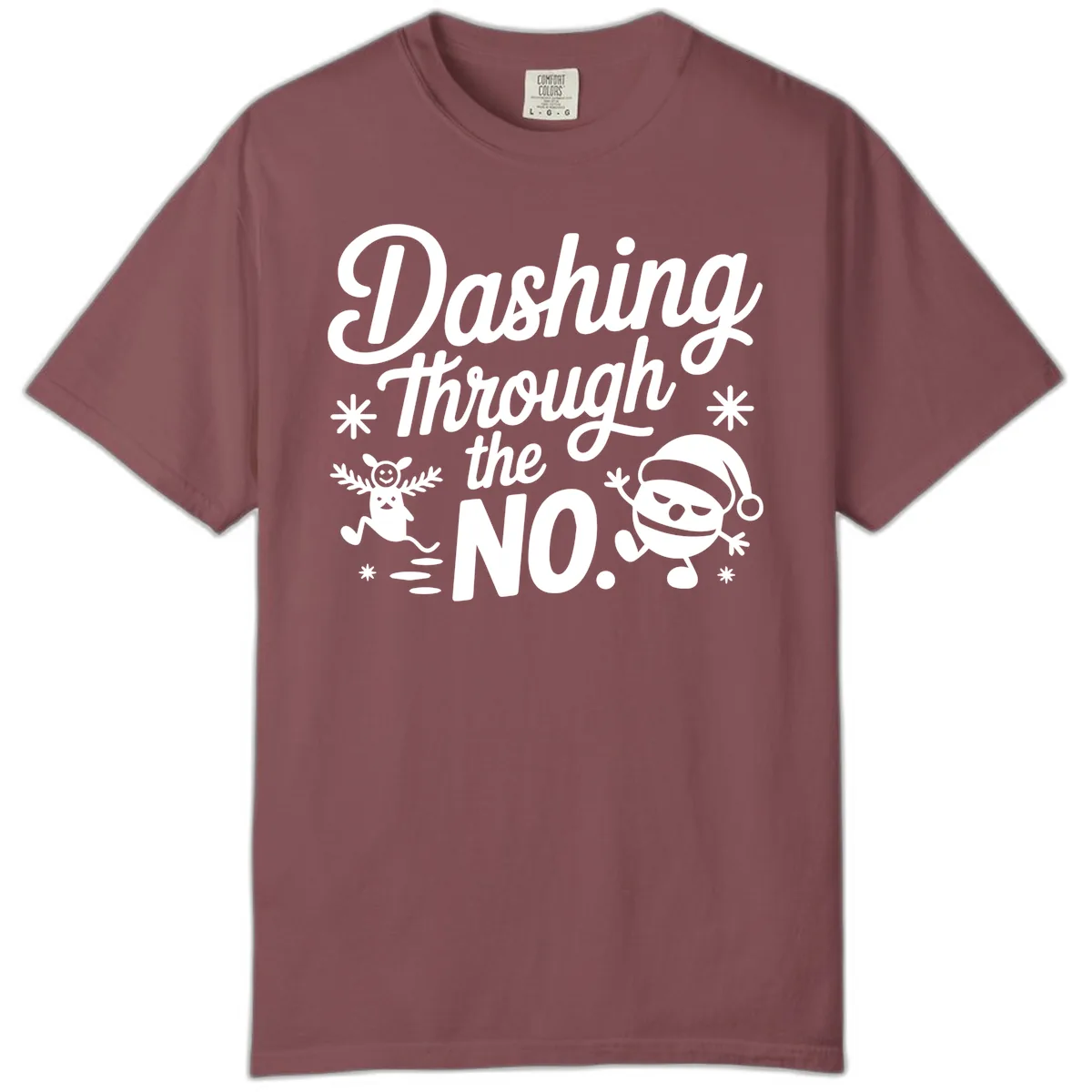 Dashing Through The No. Comfort Color in Brick