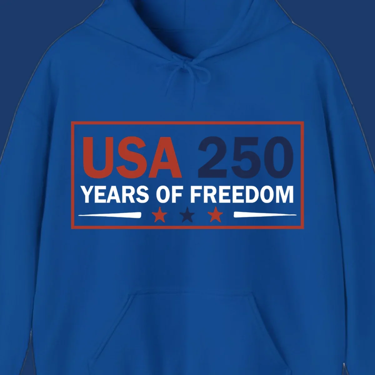 USA 250 freedom patriotic text and graphic design for celebration.