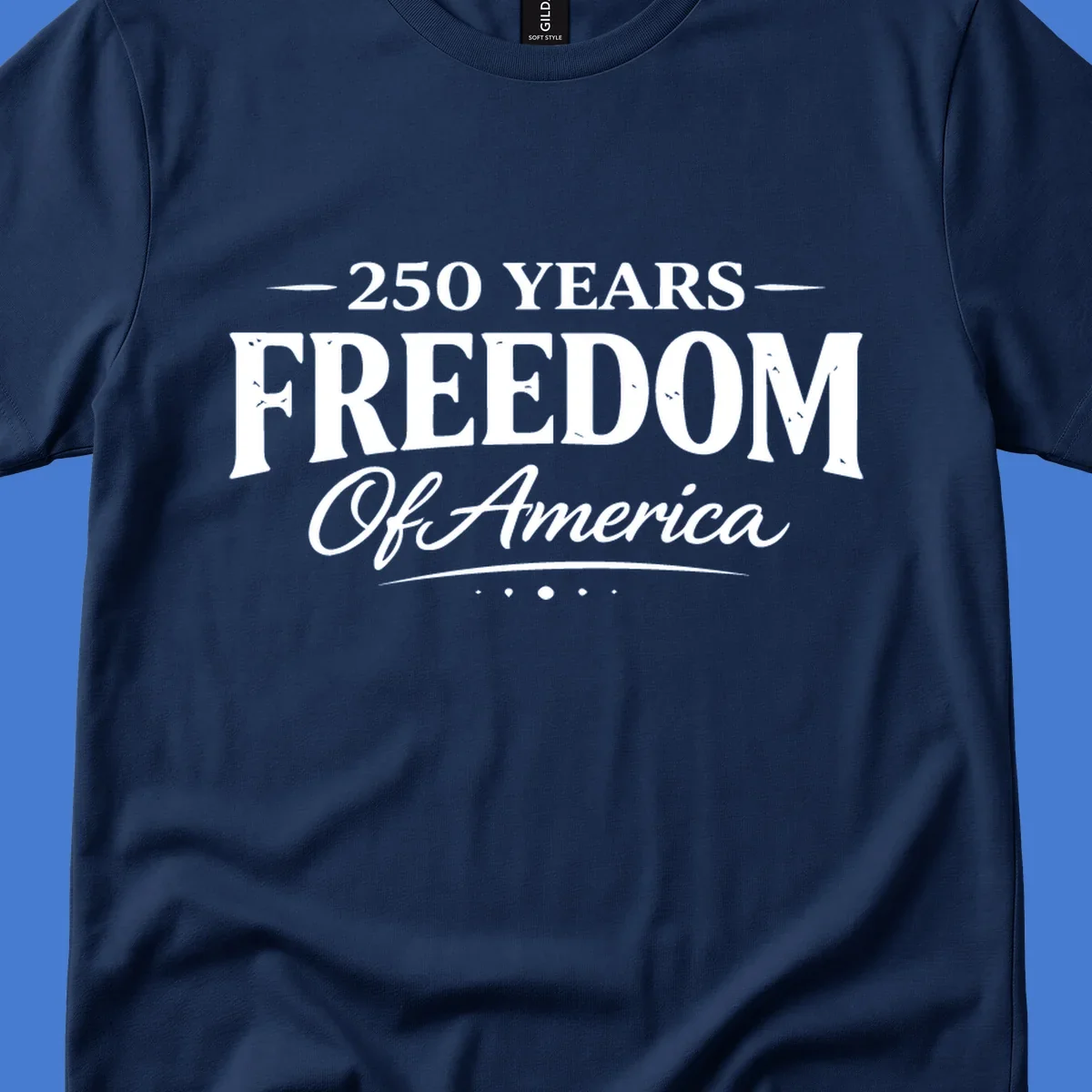 250 Years Freedom Of America text design
