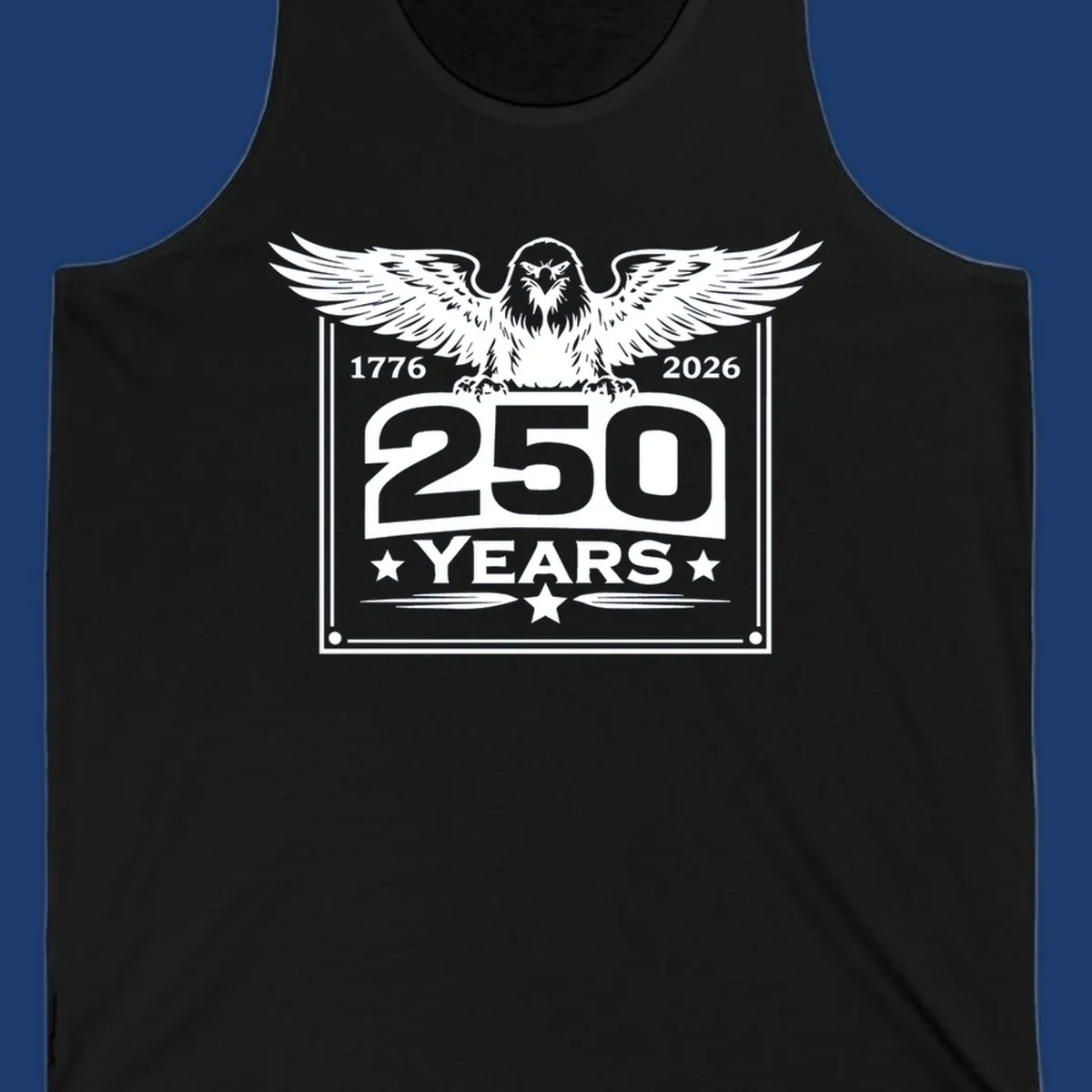 America 250 years patriotic eagle graphic