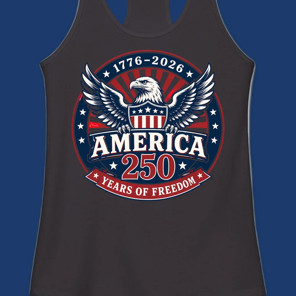 America 250 freedom eagle shield text 1776-2026
