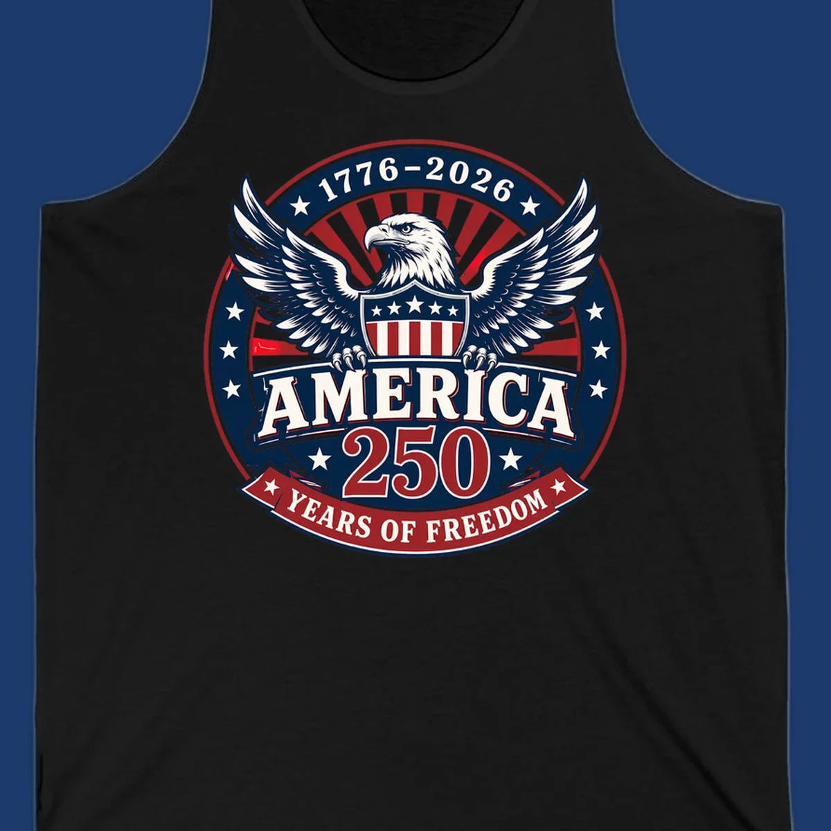 America 250 freedom eagle shield text 1776-2026